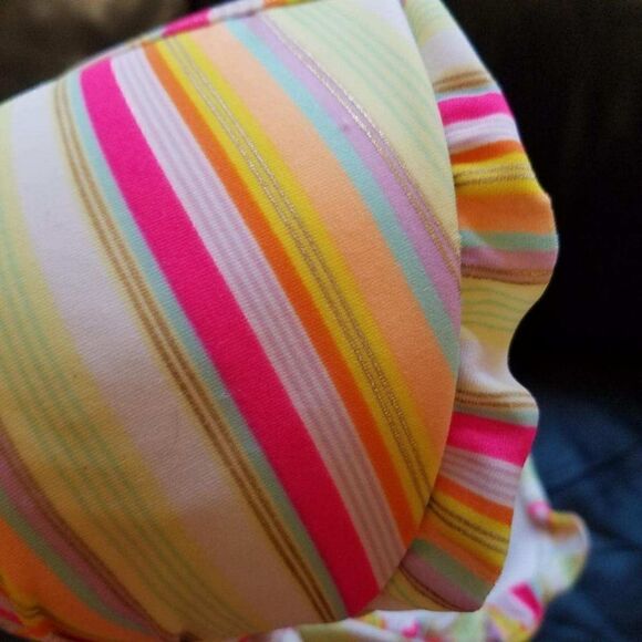 💕Victoria's Secret Striped Swim Bikini Top Size 34B - Picture 5 of 6